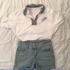 cute embroidered shirt